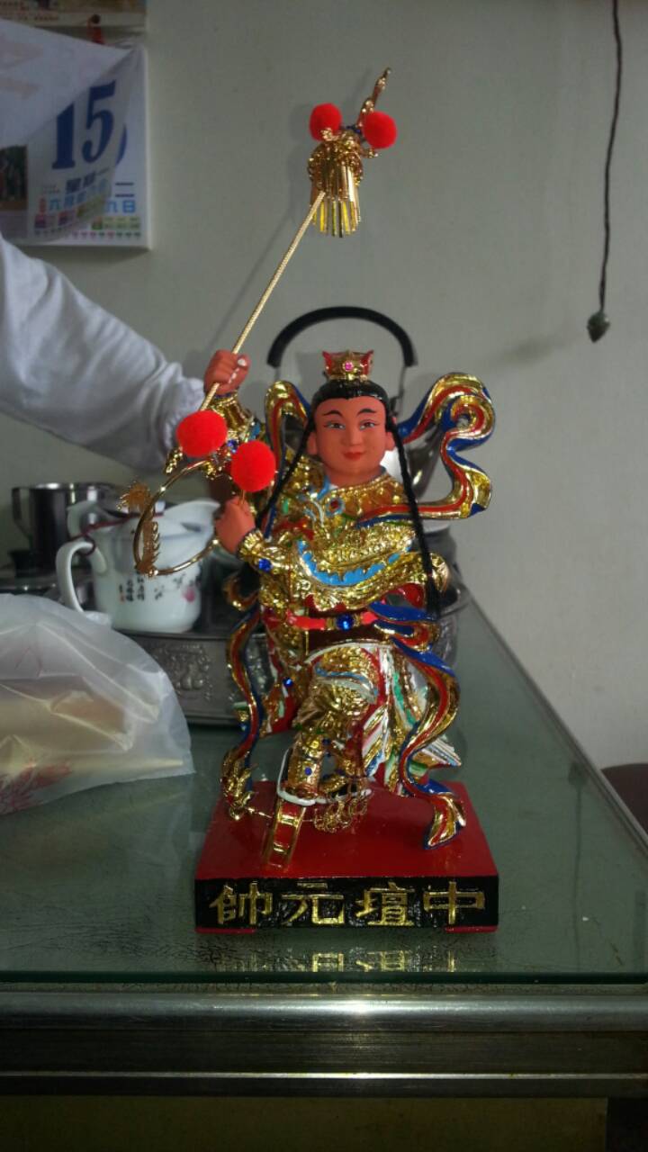 中壇元帥,神像雕刻