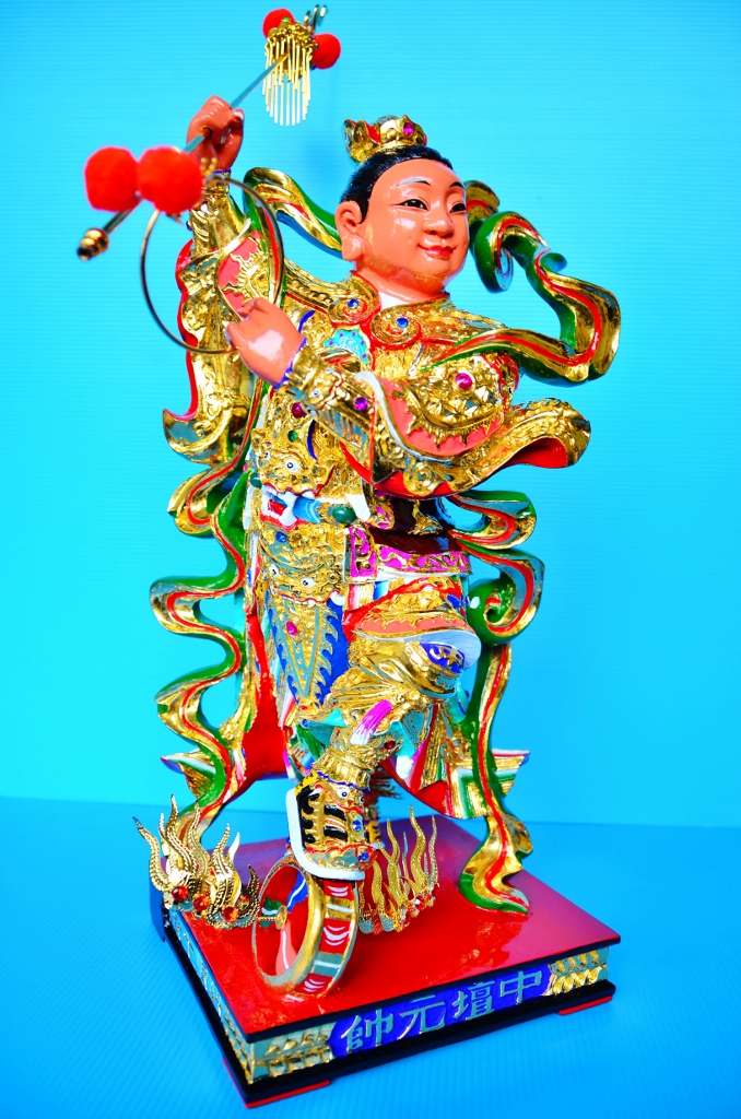 神像雕刻,中壇元帥,三太子,太子爺,哪吒