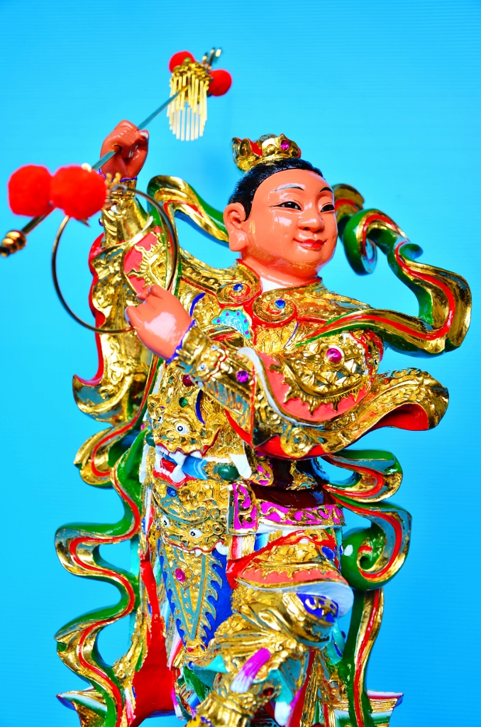 神像雕刻,中壇元帥,三太子,太子爺,哪吒