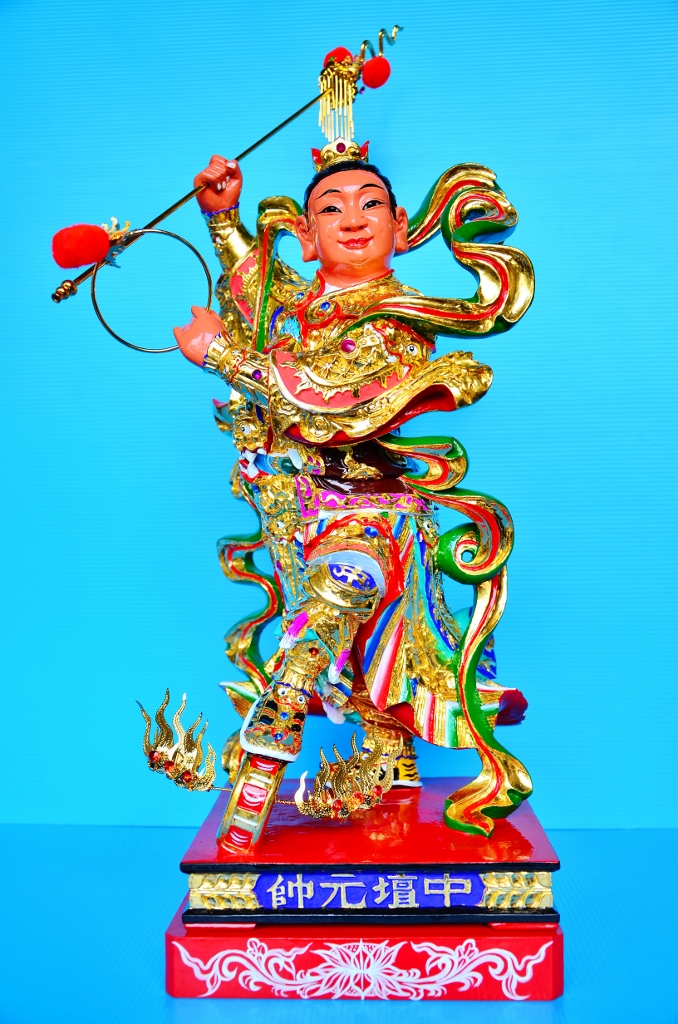 神像雕刻,中壇元帥,三太子,太子爺,哪吒